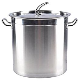 Nồi inox 304 dung tích 400 lít ATMAX AT-NCN400, đáy liền 5 lớp, nắp inox, bảo hành 5 năm