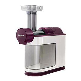 Máy ép chậm trục ngang Philips HR1891, công nghệ MicroMasticating giúp giữ được vitamin và dưỡng chất, bảo hành 2 năm