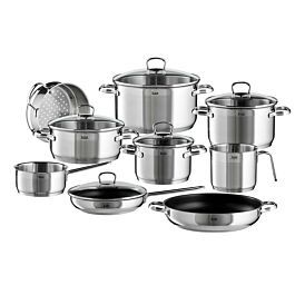 Bộ nồi inox Silit Toskana topfset 10-teilig (nội địa Đức), chất liệu inox cao cấp 18/10, bảo hành 5 năm