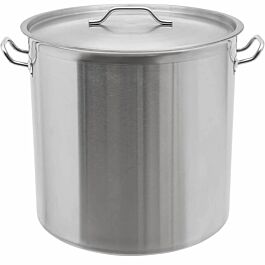 Nồi inox 304 dung tích 30 lít ATMAX AT-NCN30-15, đáy 5 lớp dày 5 ly, thân dày 1,5 ly, kích thước 35x35 cm, bảo hành 5 năm