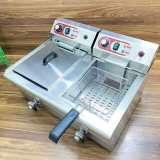 Bếp chiên công nghiệp ATMAX AT-EF-162V, dung tích 32 lít (2 ngăn), bảo hành 2 năm