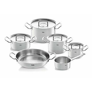 Bộ nồi Fissler Pure Profi set 6 món nắp inox