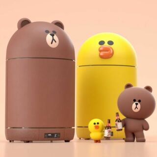 tu lanh mini Ccomo x Line Friends 31L