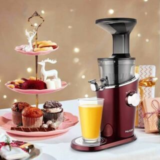 Máy ép chậm Hurom Diva H100 màu đỏ nhập Hàn Quốc