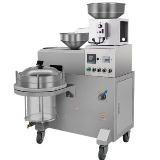 Máy ép dầu kết hợp lọc ATMAX AT-MED03, ép 25 kg mỗi giờ, bảo hành 2 năm