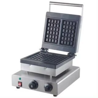 Máy làm bánh Waffle công nghiệp chữ nhật, công suất 2000w, bảo hành 2 năm