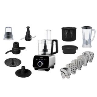 Máy xay đa năng Panasonic MK-F800SRA (Nhật Bản), công suất 1000w, 5 menu tự động, 13 phụ kiện giúp xay ép vắt trộn thực phẩm dễ dàng