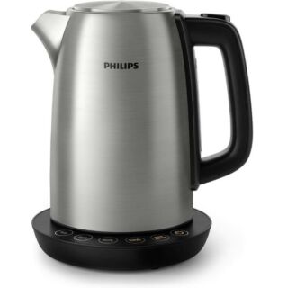 Ấm siêu tốc cao cấp Philips HD9359/90, có điều chỉnh nhiệt độ và giữ ấm, bảo hành 2 năm