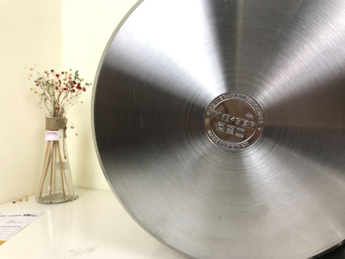 noi luoc ga fivestar 36cm nap inox moi