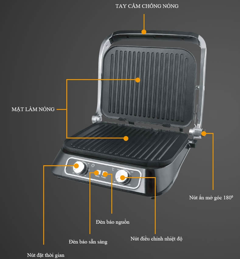 may nuong dien sandwich tiross ts9662