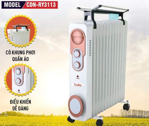 Máy sưởi dầu Saiko CDN-RY3113