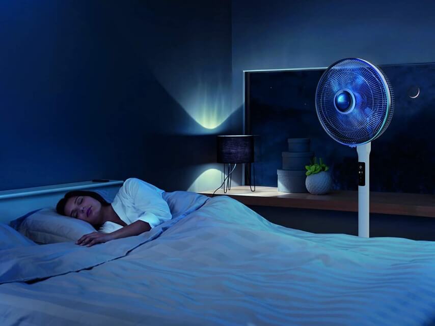 Quạt đứng Rowenta VU5870 Turbo Silence Stand Extreme
