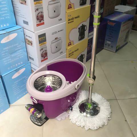 Chổi lau nhà 360 độ Thái Lan Easy Mop multifunction 4 drives có thiết kế chắc chắn