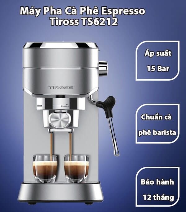 may pha ca phe Tiross TS6212