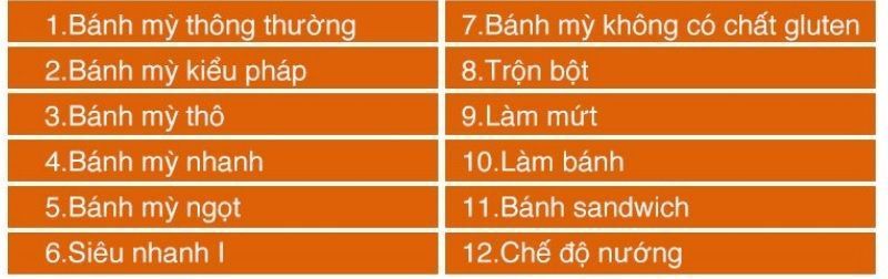 12 chuong trinh lam banh tu dong
