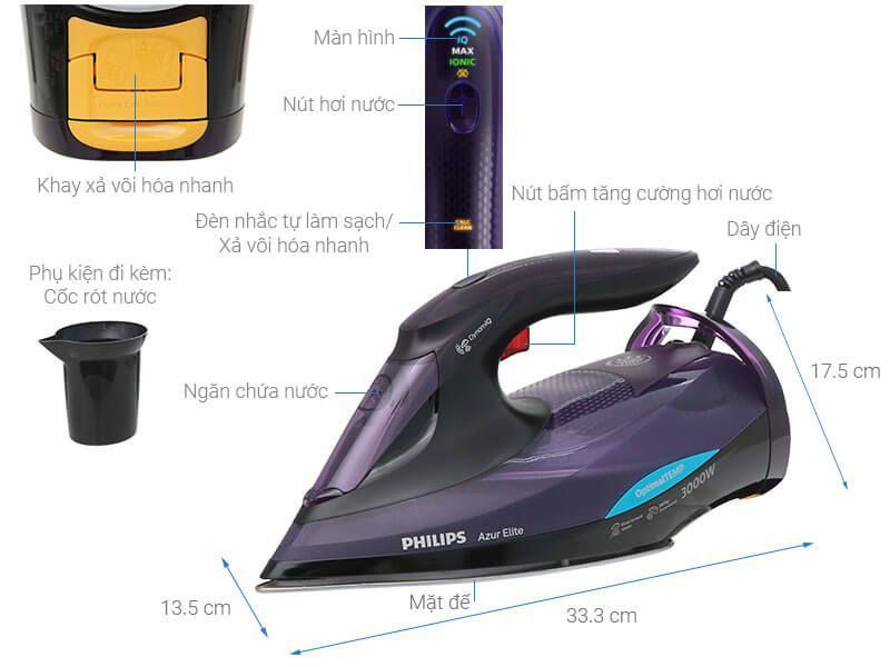Bàn là hơi nước Philips GC5039