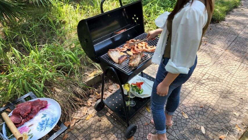 bep nuong than hoa BBQ BH921