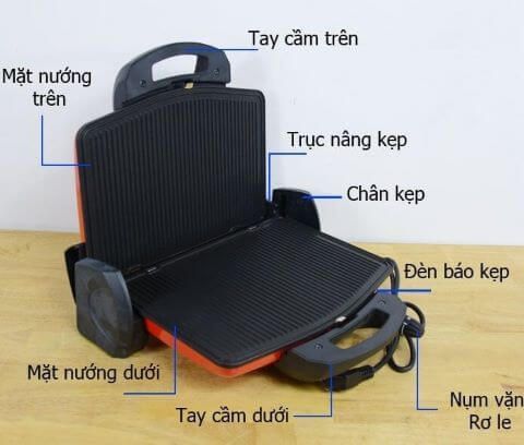 Máy ép nướng bánh mì Tiross TS9653