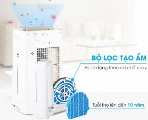may loc khong khi Sharp KC-G50EV-W