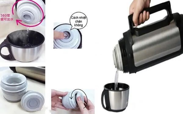 binh giu nhiet Tiger MHK-A150 cua nhat