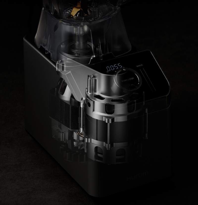 hurom m100 2 trong 1 han quoc dong co ac