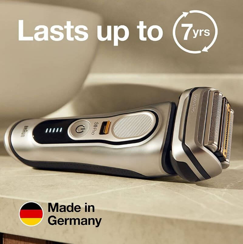 may cao rau Braun Series 9 Pro 9477C su dung ben bi