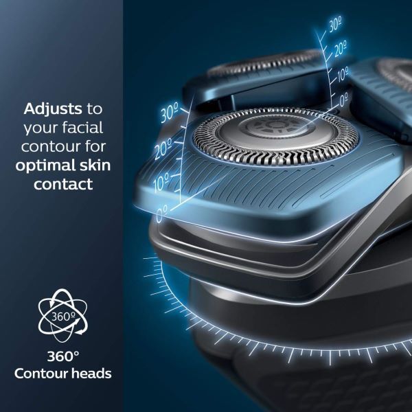 may cao rau Philips S7783 dau cao xoay 360 do