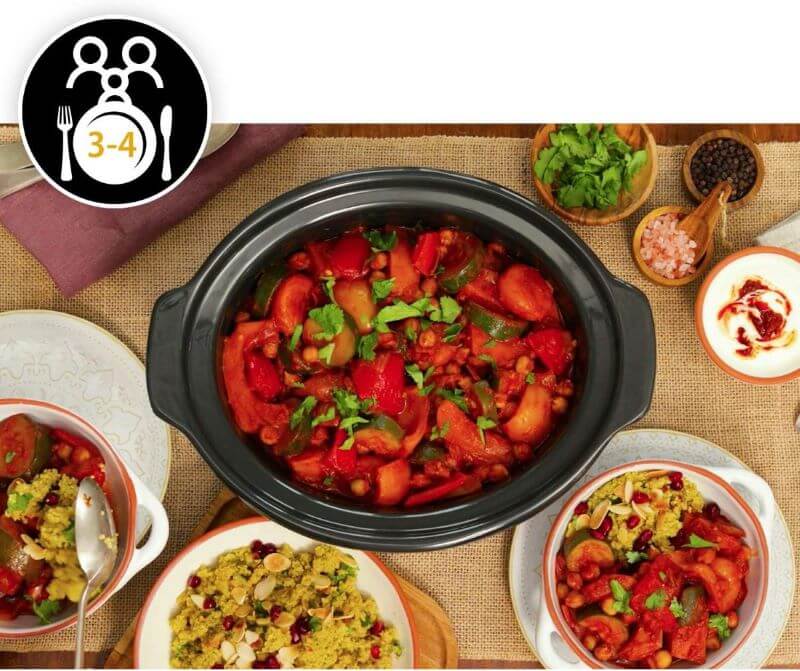 noi nau cham Crock-Pot CSC059X cho 3 den 5 nguoi an