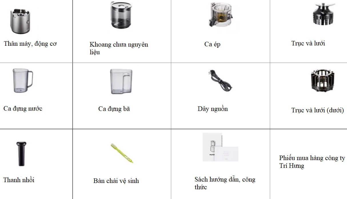 phu kien may ep cham hurom h300