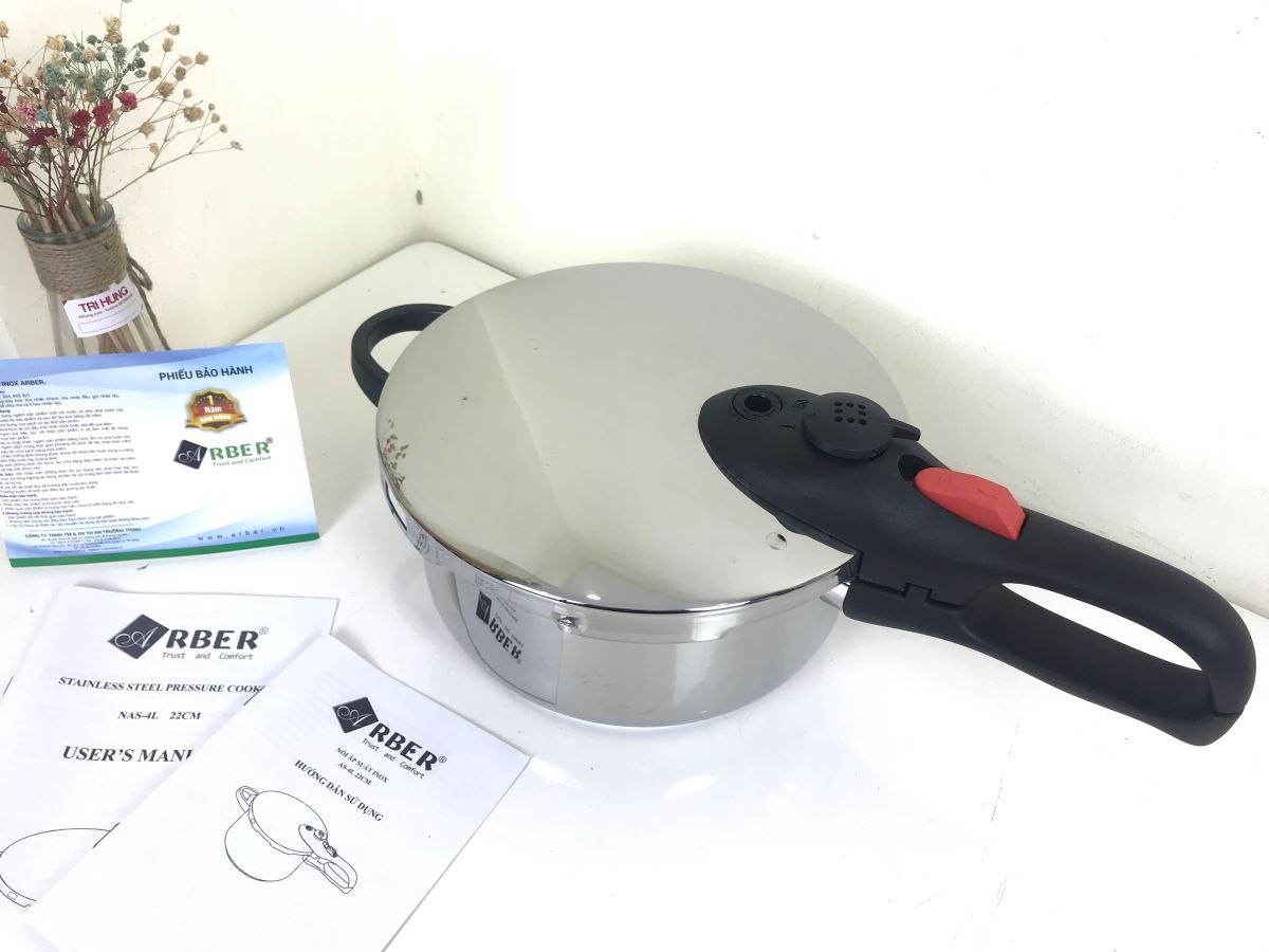 nồi áp suất bếp từ arber dung tích 4 lít