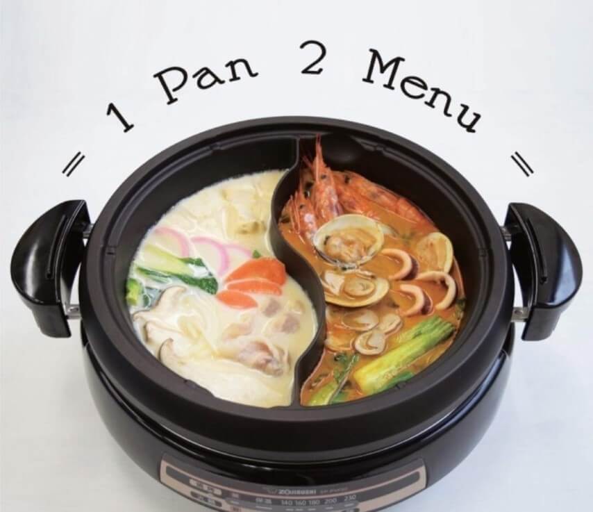 Nồi 2 ngăn phục vụ nhu cầu khác nhau của các thành viên