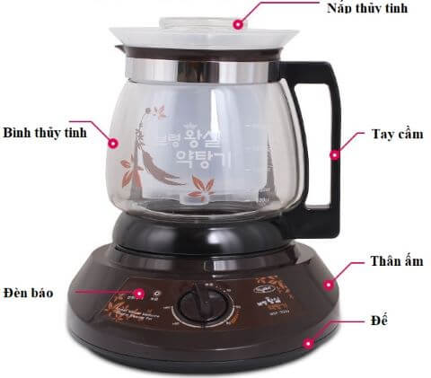 ấm sắc thuốc hàn quốc Morning Sense MSP-3000