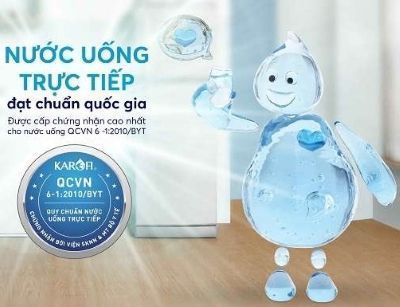Máy lọc nước Karofi Slim S-s038 có 8 cấp lọc