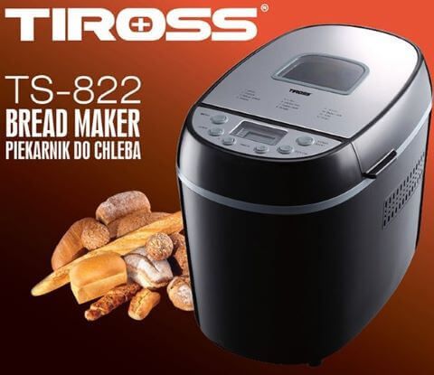 máy làm bánh mì tiross ts822