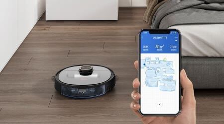 robot hut bui Ecovacs Deebot T5 Max