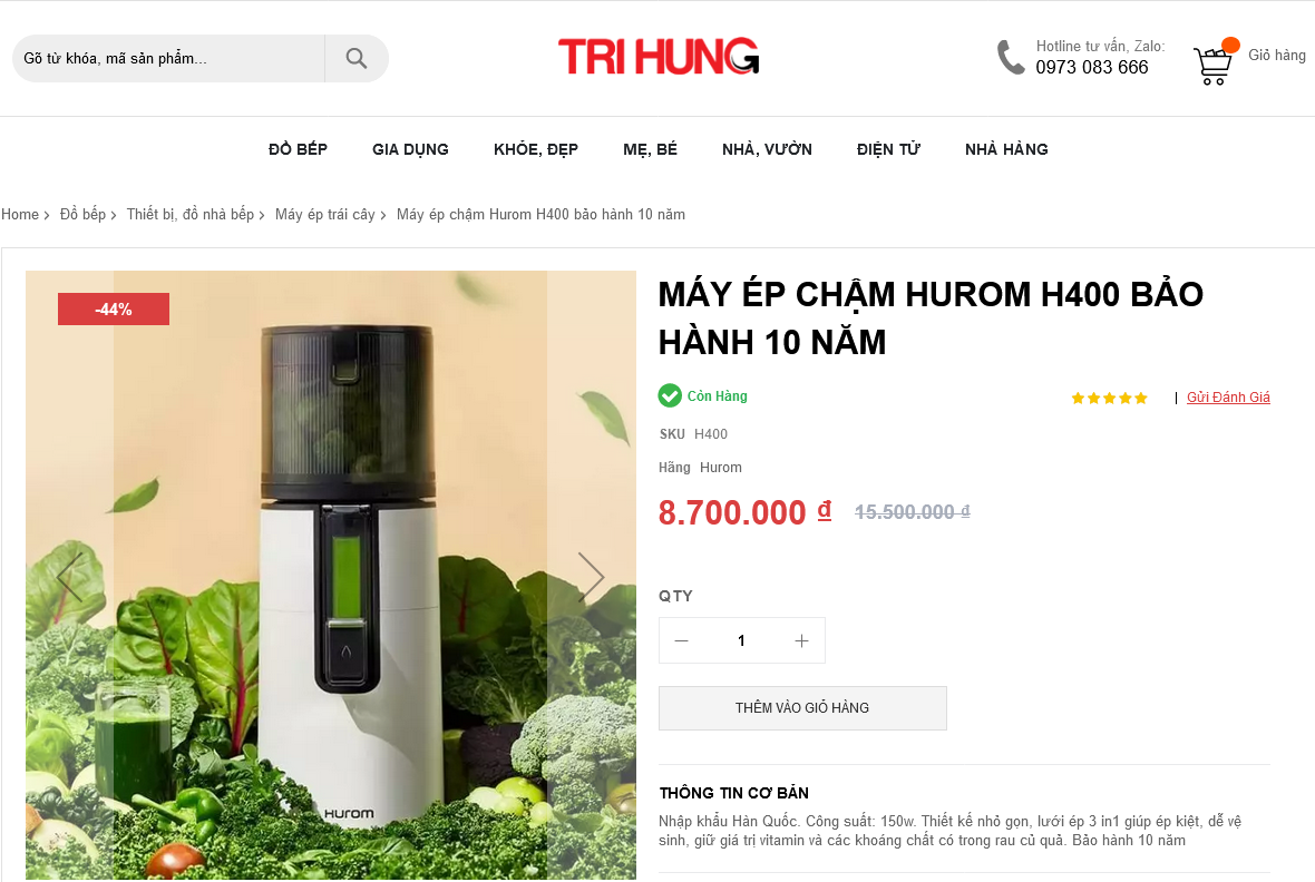 Hướng dẫn mua hàng tại Trí Hưng